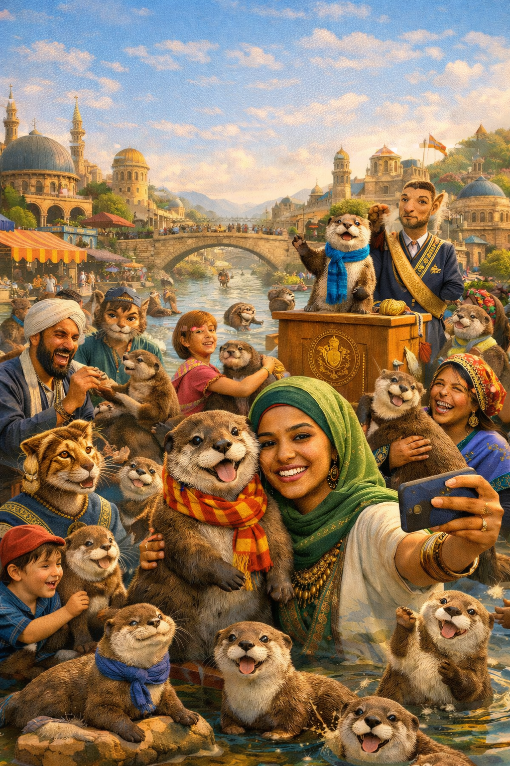 Otter Day at ZANABIA