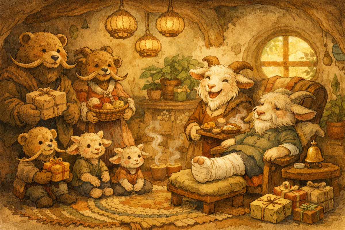 The Mushbear Family Visits the Woolybays