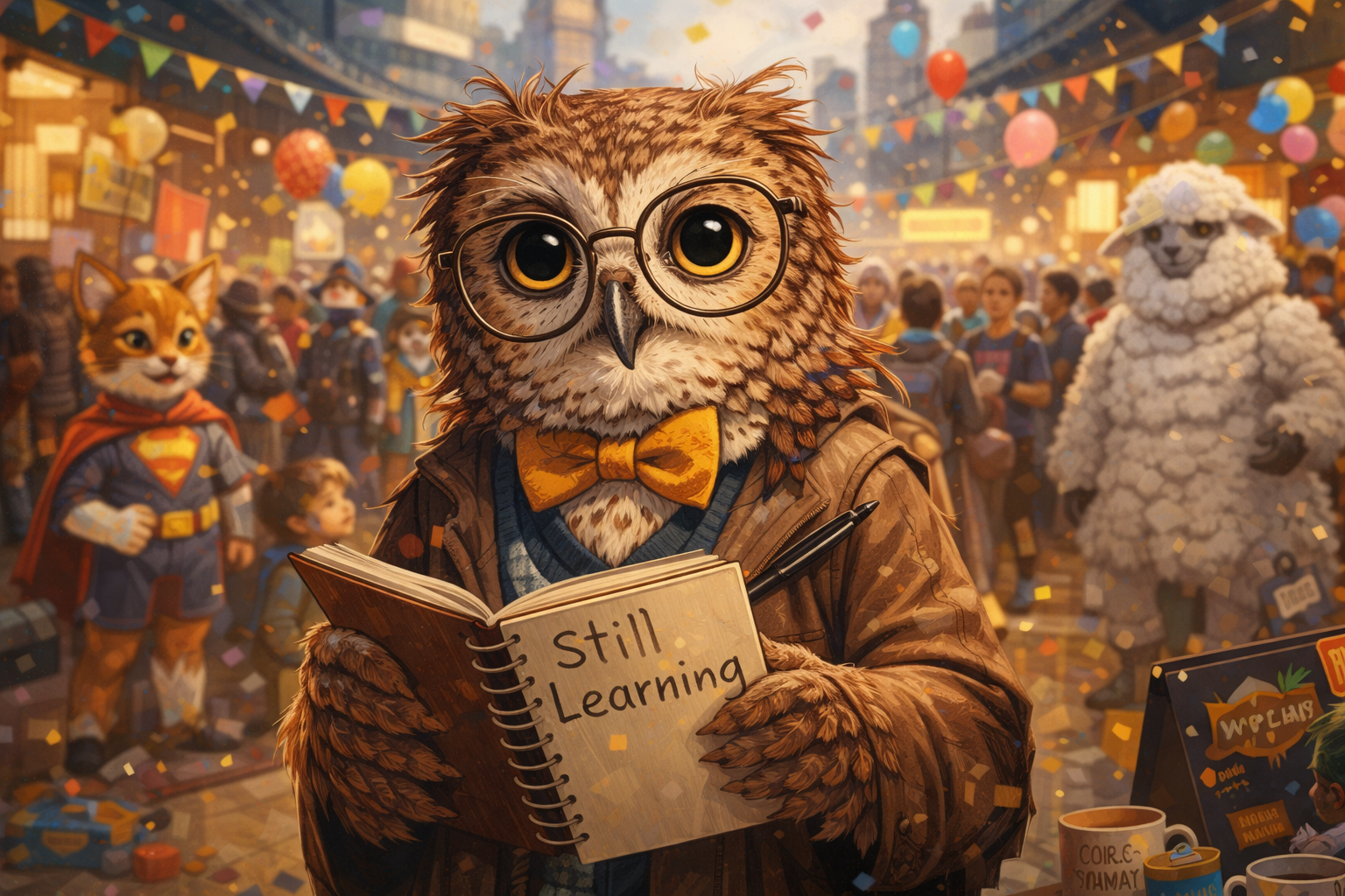 Mr Sight (Owl Head) at Comic Con ZANABIA