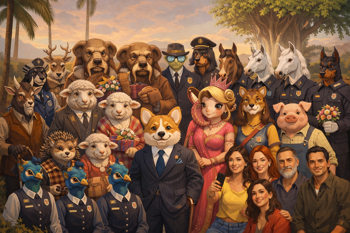 ZANABIA: A LIVING TAPESTRY OF CHARACTERS