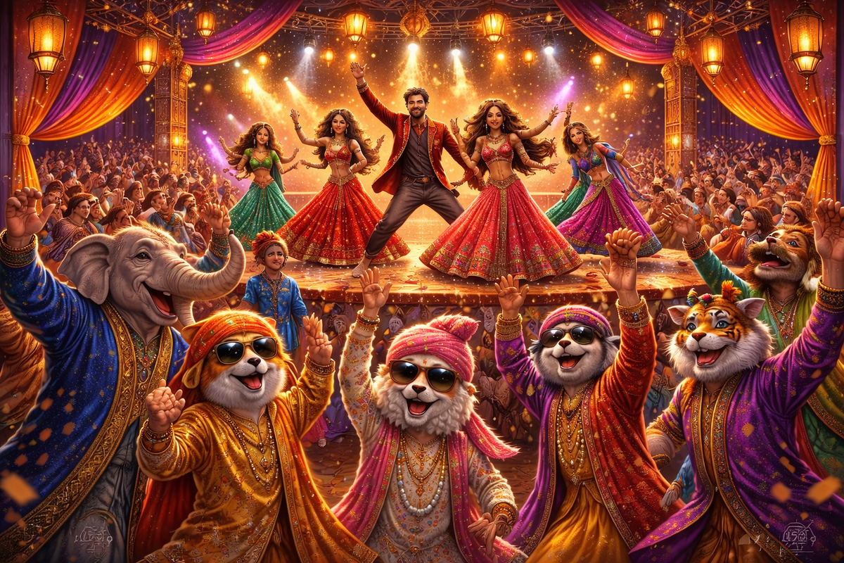 The Zanabian crowd—seasoned now, joyful, unapologetically loud—was ready. Then India arrived.