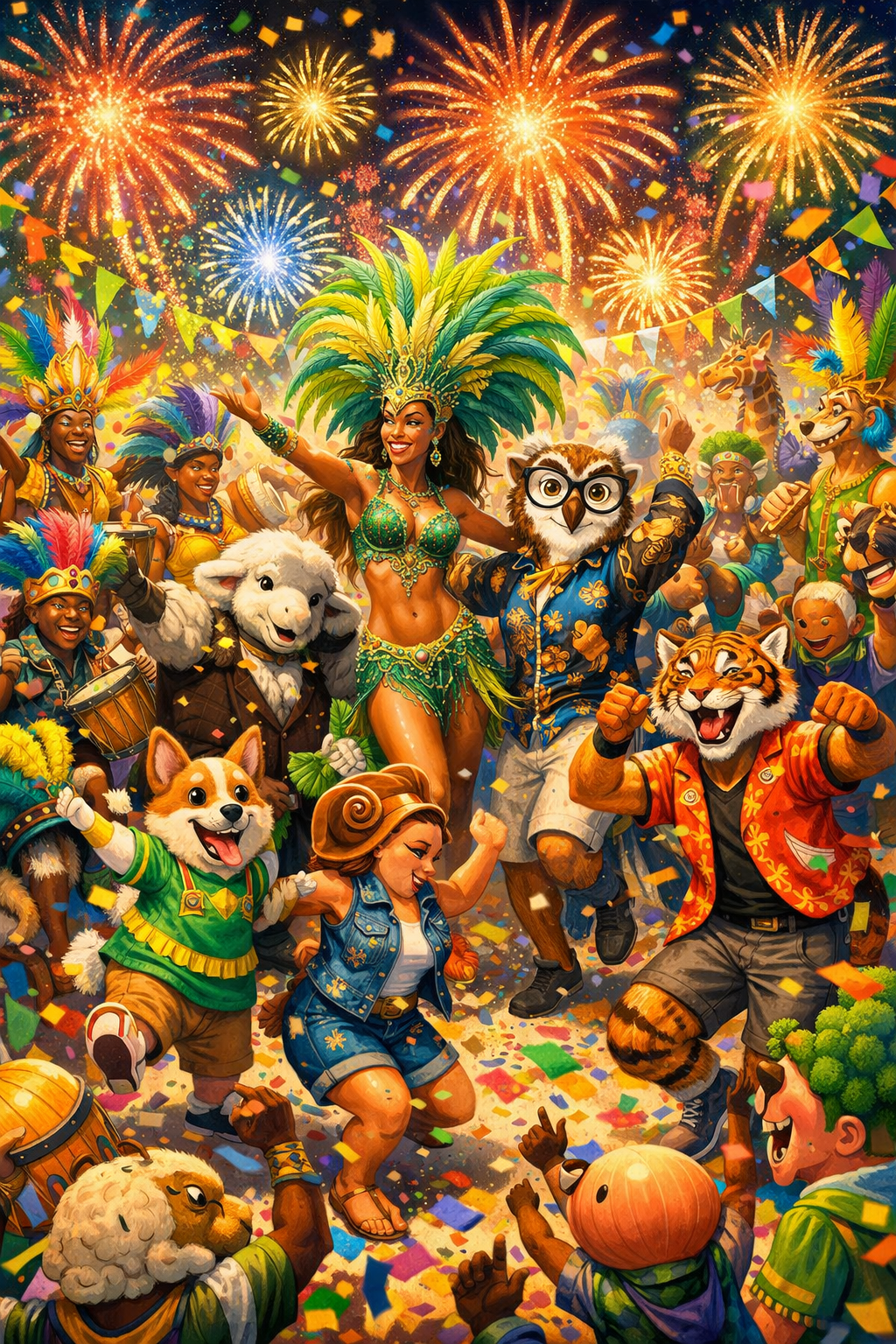 “Hoje é festa.” Today is a party. ZANABIA