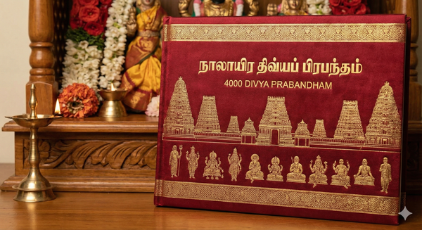 🌸 The 4000 Divya Prabandham — A Garland of Grace, A Gift to the Soul