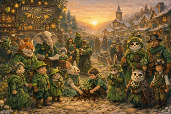 2nd January at ZANABIA — The Day of Green