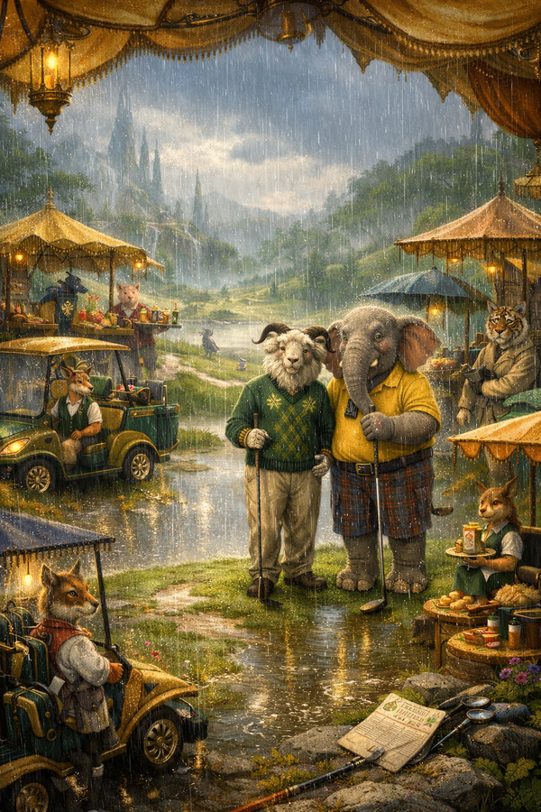 A Game of Golf at ZANABIA 🌿⛳