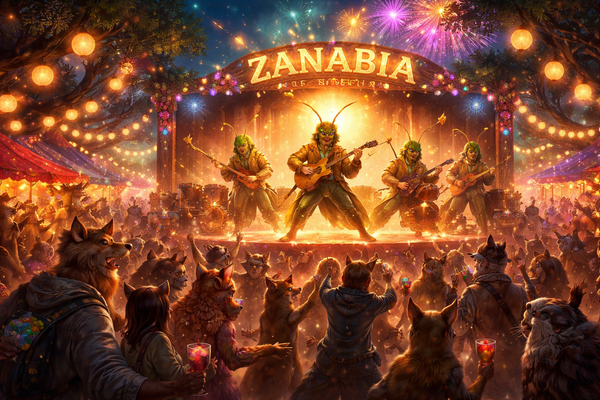 Day 1 at ZANABIA Music Festival: The Golden Grasshoppers Take the Stage