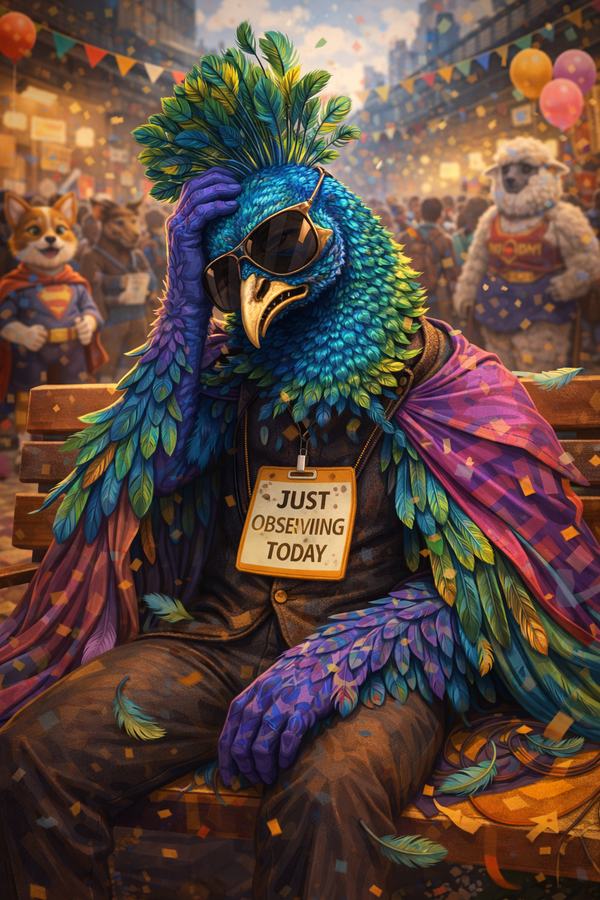 The Peacock Head Meltdown (Comic Con ZANABIA)