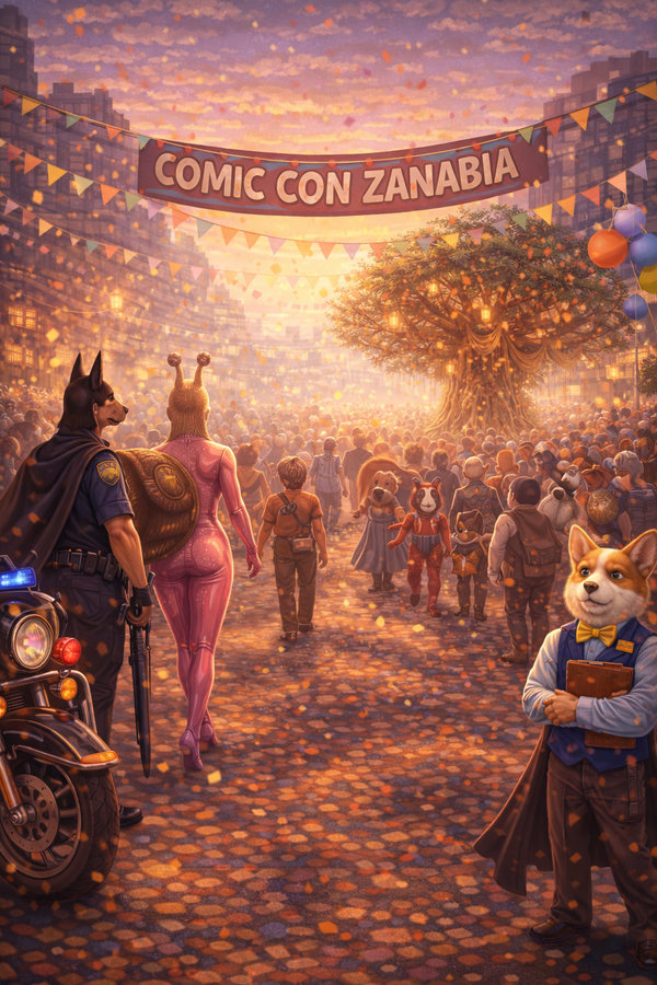 When Comic Con Leaves, Zanabia Stays