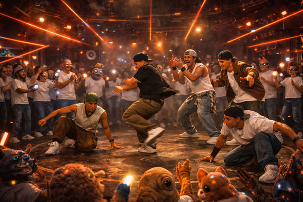 The Zanabia floor shifted again—this time stripped down. Concrete-textured panels. Raw lights. No symmetry obsession.